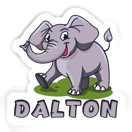 Dalton Autocollant Éléphant Dalton Autocollant Éléphant Image