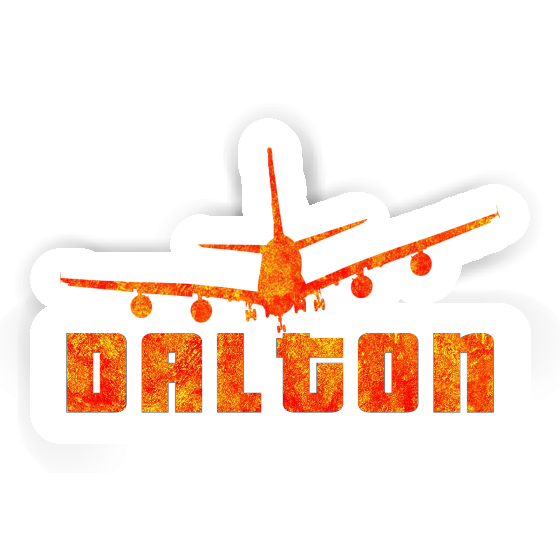 Sticker Dalton Airplane Notebook Sticker Dalton Airplane Gift package Image