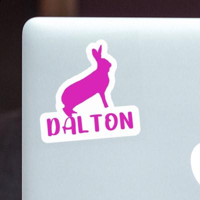 Autocollant Lapin Dalton Image