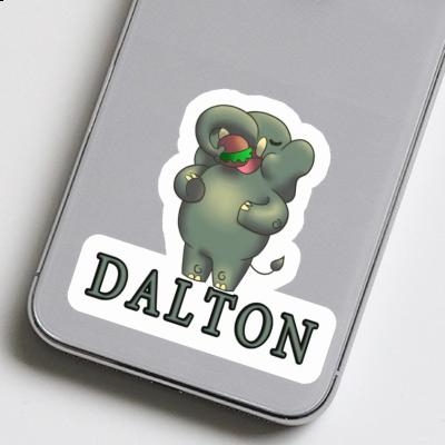 Éléphant Autocollant Dalton Notebook Image