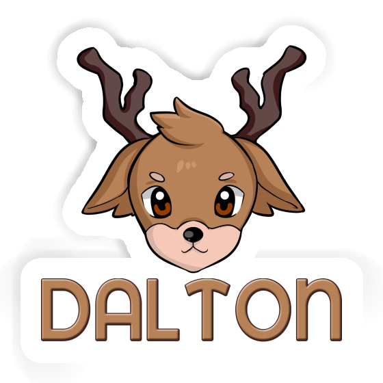 Autocollant Dalton Tête de cerf Notebook Autocollant Dalton Tête de cerf Gift package Image