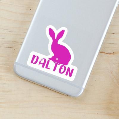 Autocollant Lapin Dalton Laptop Image