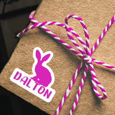Autocollant Lapin Dalton Image