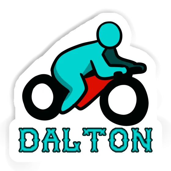 Dalton Autocollant Motocycliste Laptop Dalton Autocollant Motocycliste Laptop Image