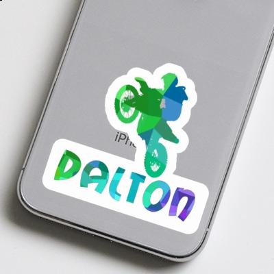 Autocollant Dalton Motocrossiste Notebook Image