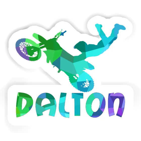 Autocollant Motocrossiste Dalton Laptop Autocollant Motocrossiste Dalton Laptop Image