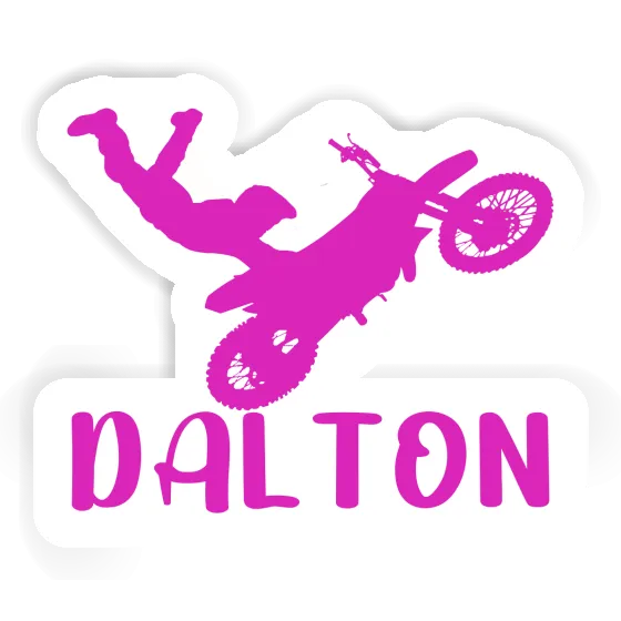 Dalton Autocollant Motocrossiste Dalton Autocollant Motocrossiste Image