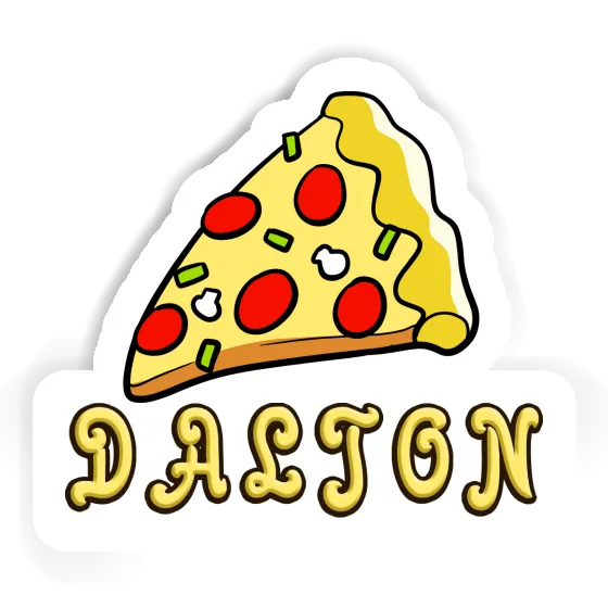Sticker Dalton Pizza Notebook Sticker Dalton Pizza Gift package Image