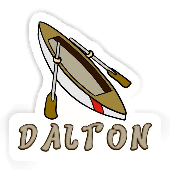 Bateau à rames Autocollant Dalton Notebook Bateau à rames Autocollant Dalton Notebook Image