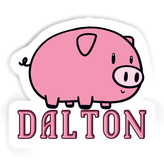 Dalton Aufkleber Schwein Notebook Dalton Aufkleber Schwein Gift package Image