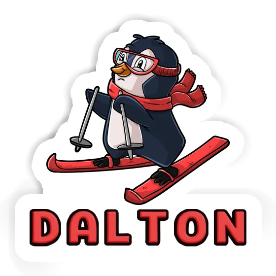Dalton Autocollant Skieuse Notebook Dalton Autocollant Skieuse Gift package Image