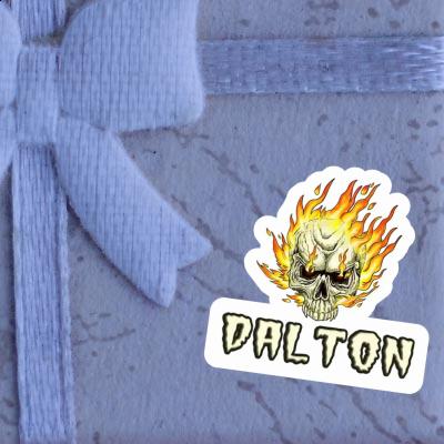 Autocollant Dalton Tête de mort Autocollant Dalton Tête de mort Image