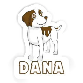 Bretagne chien Autocollant Dana Image