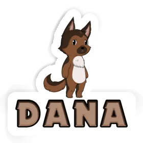 Deutscher Schäferhund Sticker Dana Image