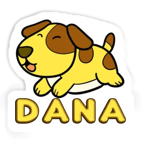 Aufkleber Hund Dana Image