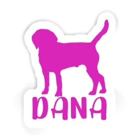 Hund Sticker Dana Image