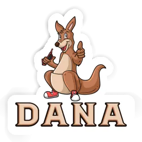 Sticker Känguru Dana Image