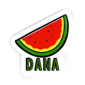 Aufkleber Wassermelone Dana Image