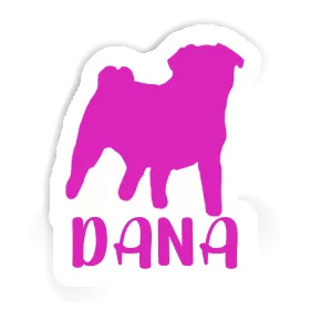 Pug Sticker Dana Image
