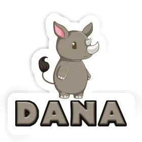 Dana Autocollant Rhino Image
