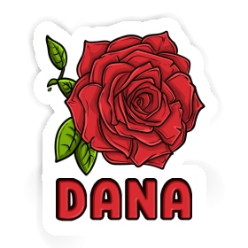 Autocollant Dana Fleur de rose Image