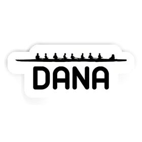Bateau à rames Autocollant Dana Image