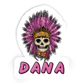 Sticker Damen Totenkopf Dana Image