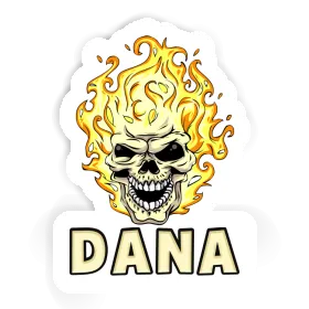 Sticker Dana Skull Image