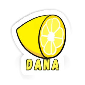 Aufkleber Zitrone Dana Image