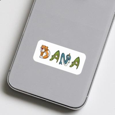 Sticker Dana Animal Font Gift package Image