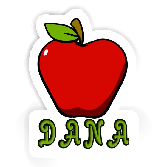 Apfel Sticker Dana Laptop Image