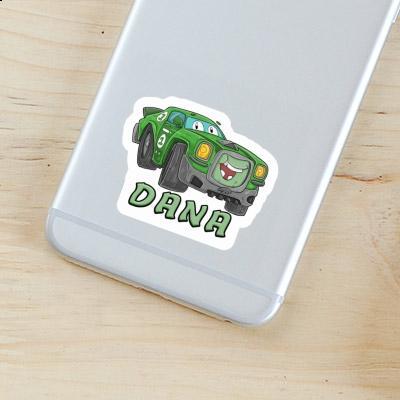 Sticker Rennauto Dana Notebook Image