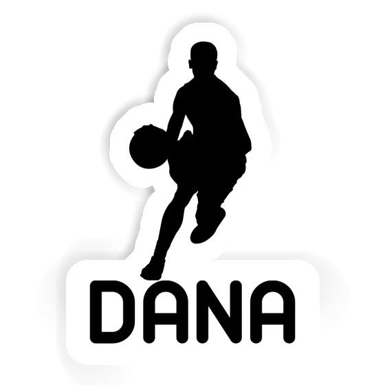 Sticker Dana Basketball Player Laptop Image