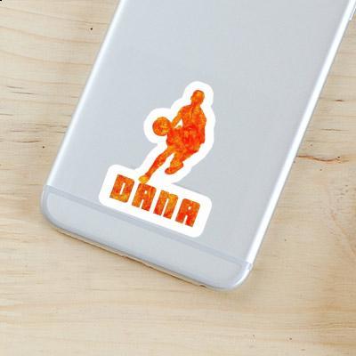 Basketballspieler Sticker Dana Laptop Image