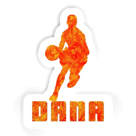 Basketball Player Sticker Dana Laptop Image