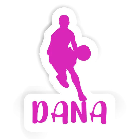 Basketball Player Sticker Dana Notebook Image