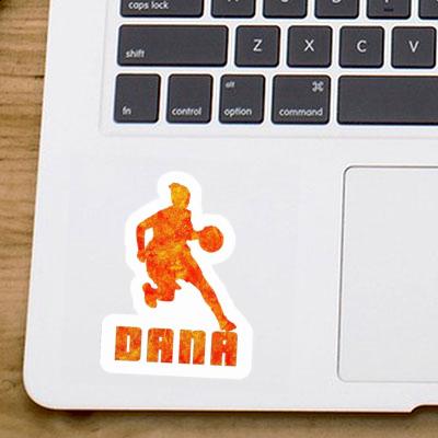 Dana Sticker Basketball Player Notebook Image