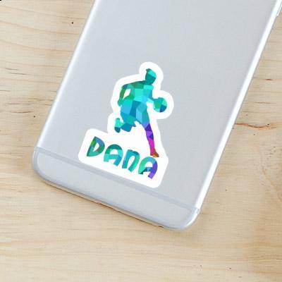 Sticker Dana Basketballspielerin Notebook Image