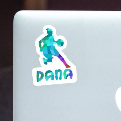 Sticker Dana Basketballspielerin Notebook Image