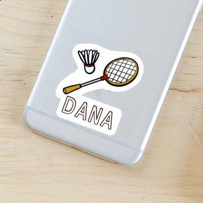 Dana Sticker Badminton Racket Laptop Image