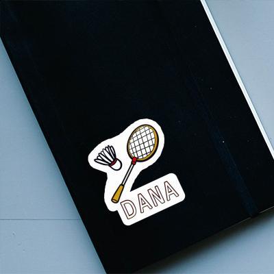 Dana Sticker Badminton Racket Notebook Image