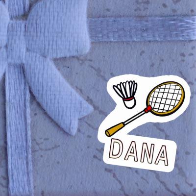 Autocollant Dana Raquette de badminton Notebook Image