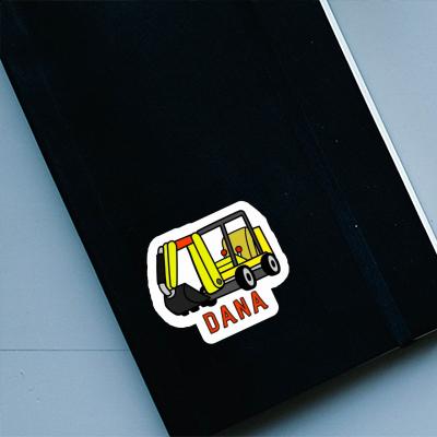 Mini-Excavator Sticker Dana Laptop Image
