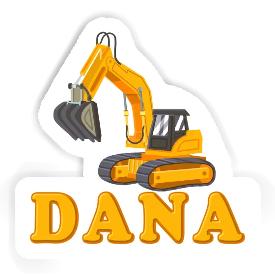 Dana Sticker Excavator Notebook Image