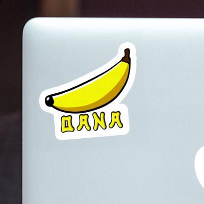 Autocollant Dana Banane Notebook Image