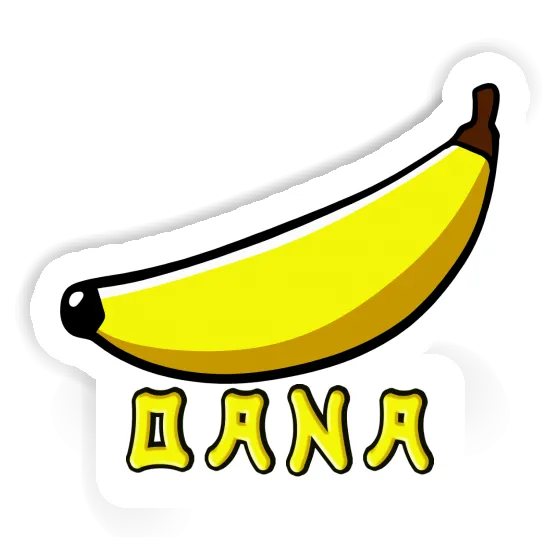 Autocollant Dana Banane Laptop Image