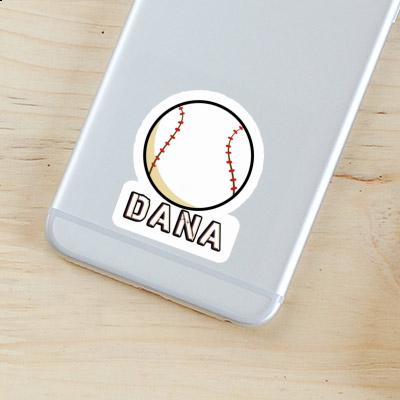 Baseball Aufkleber Dana Laptop Image