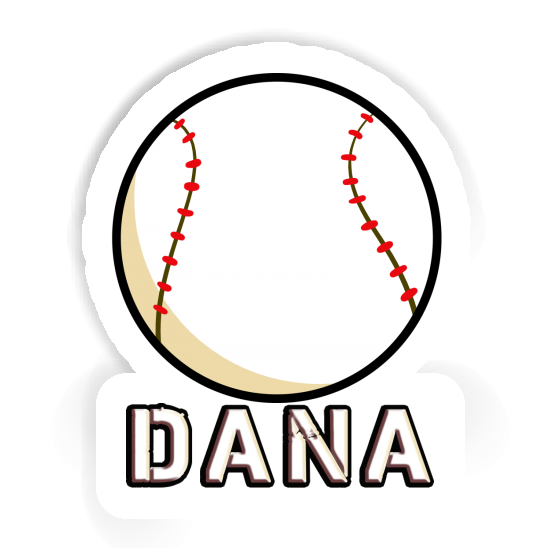 Sticker Dana Baseball Notebook Image