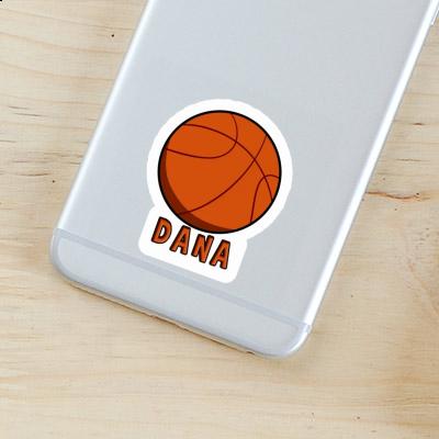 Dana Sticker Basketball Ball Notebook Image