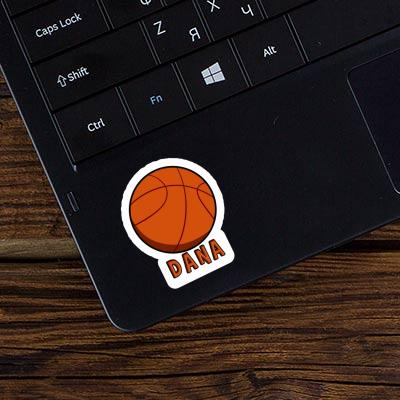 Basket-ball Autocollant Dana Laptop Image